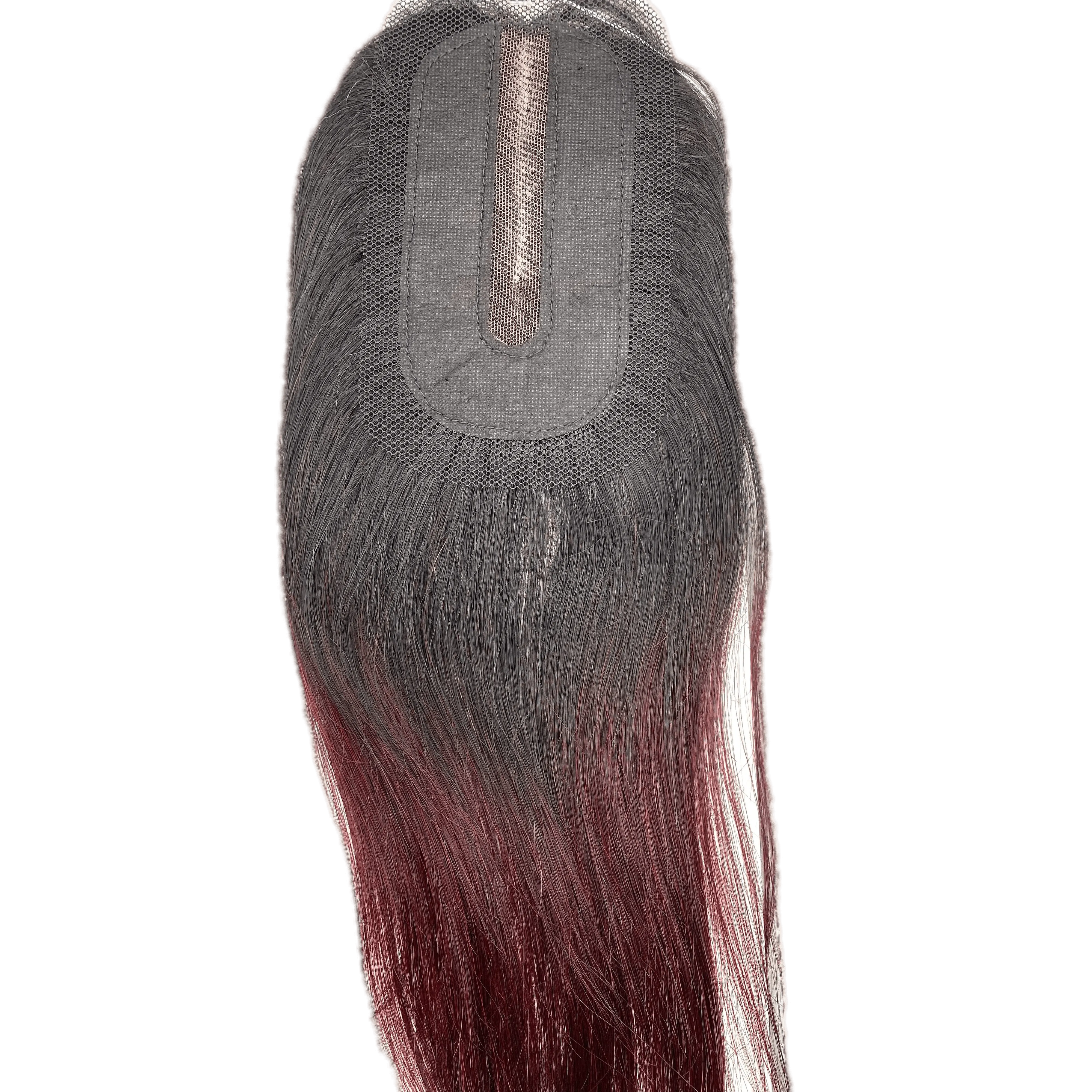 SAGA Popular Yaky 100% Human Hair Lace Closure Yaky 12" (OT99J)