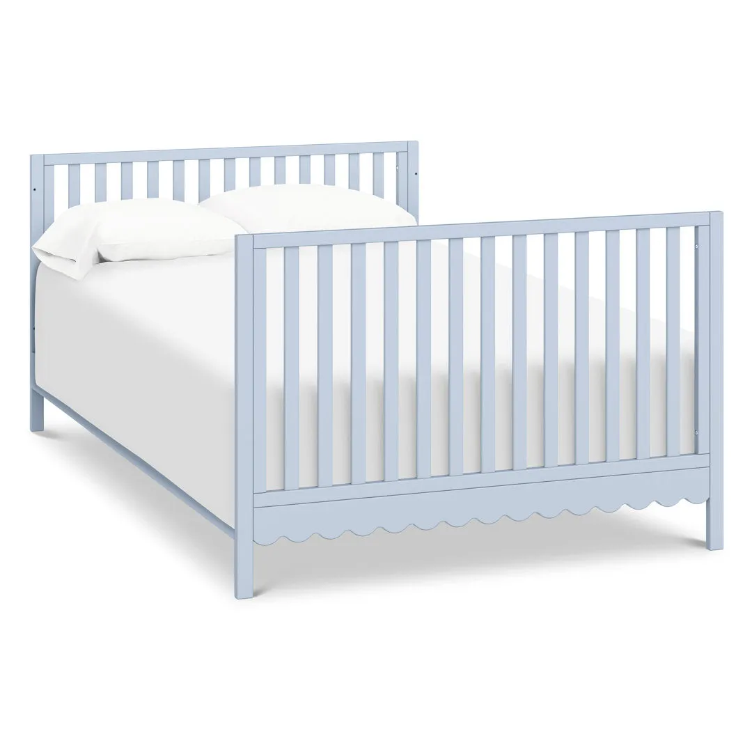 Sammy Scallop 4-in-1 Convertible Crib daVinci Color: Powder Blue