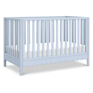 Sammy Scallop 4-in-1 Convertible Crib daVinci Color: Powder Blue