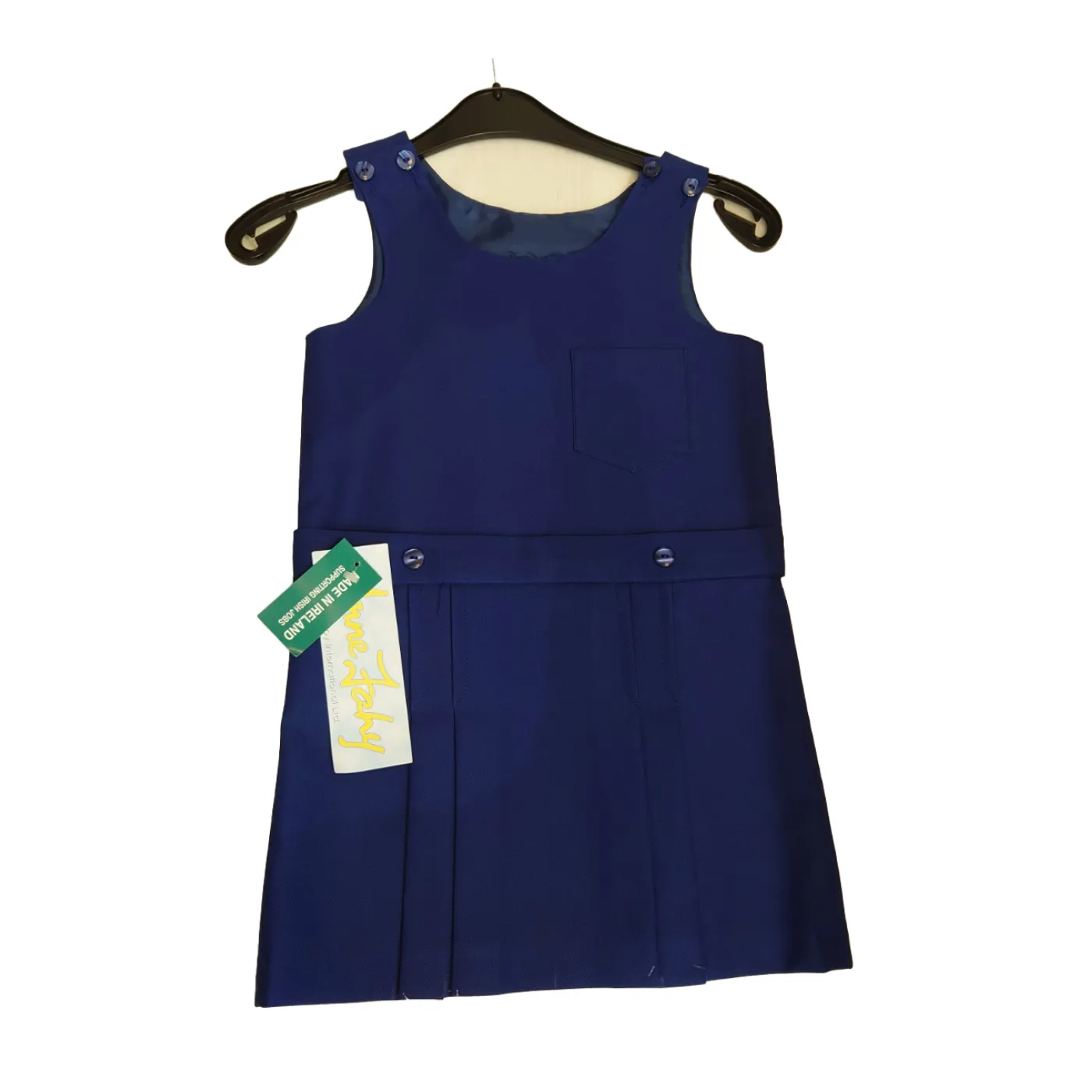 School Pinafore Plain - Royal, Grey, Navy