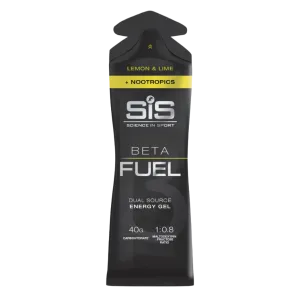 Science In Sport (SIS) - Beta Fuel Energy Gel   Nootropics - Lemon & Lime (with caffeine)