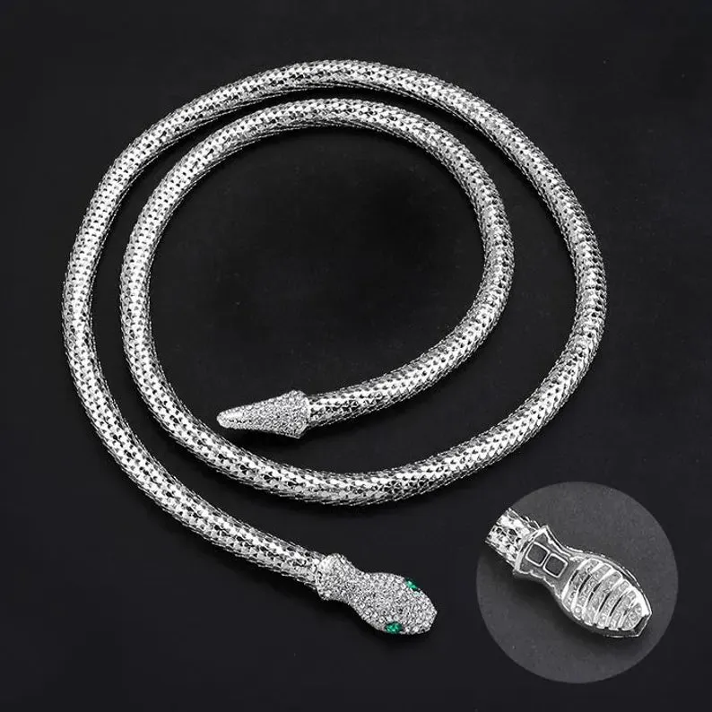 Serpent Gem Necklace Set