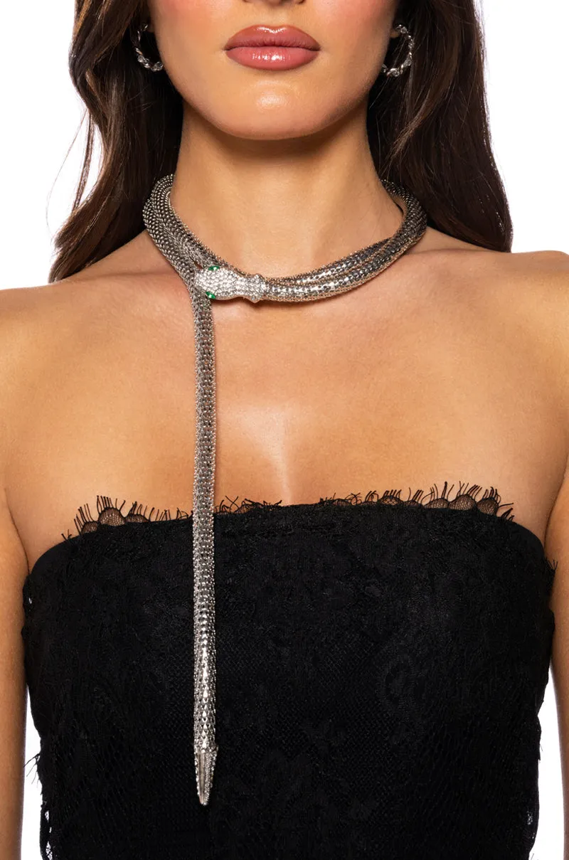 Serpent Gem Necklace Set