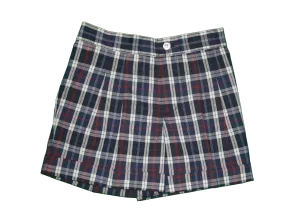 Shorts Plaid #285 Youth Plus Sizes