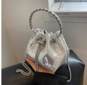 Silver Chain Purse