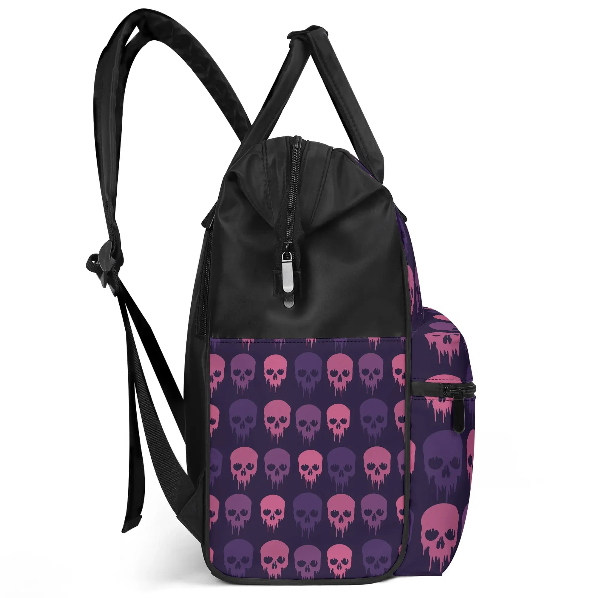 Skull Pattern Large Capacity Diaper Bag Mummy Backpack Nursing Bag