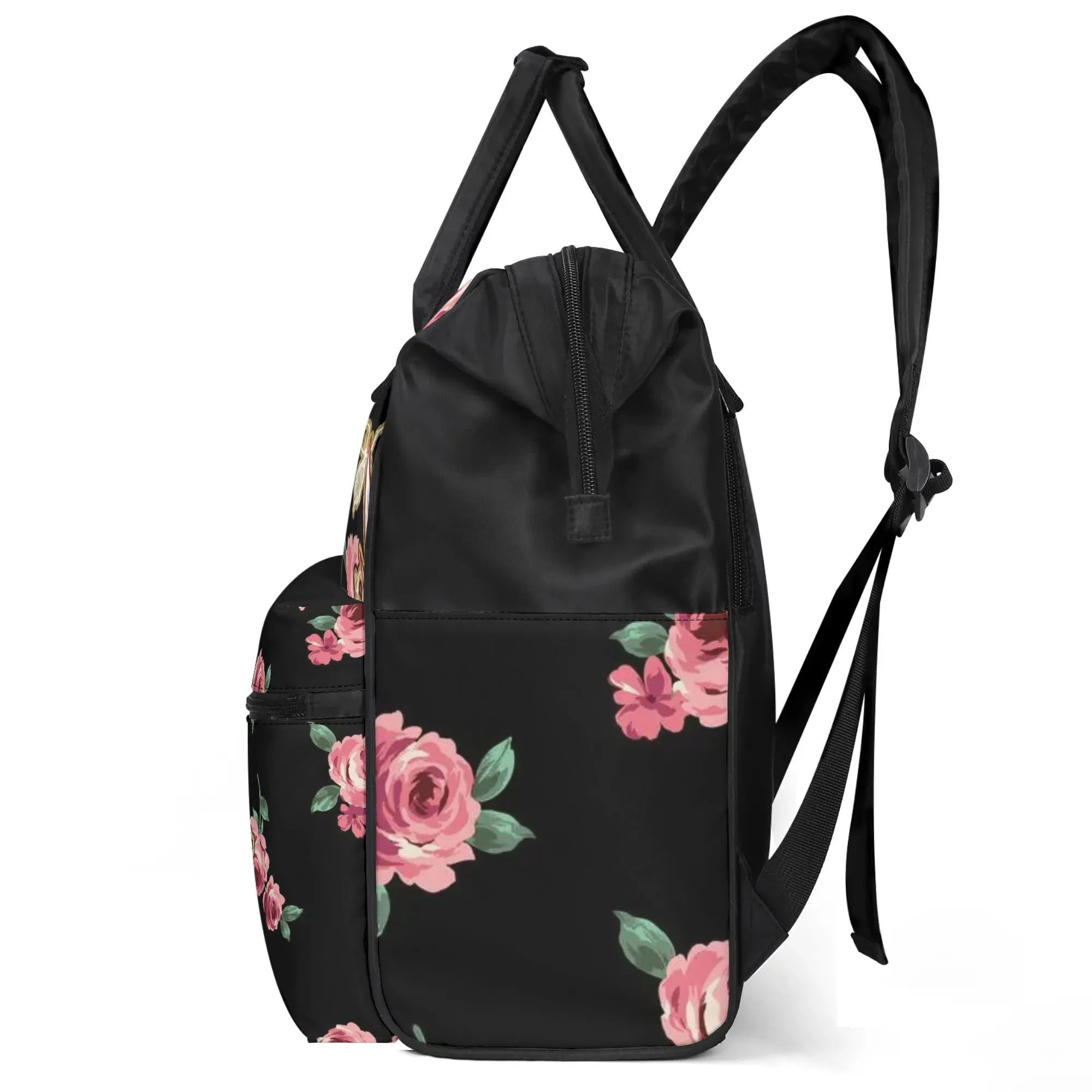 Skull Pattern Large Capacity Diaper Bag Mummy Backpack Nursing Bag
