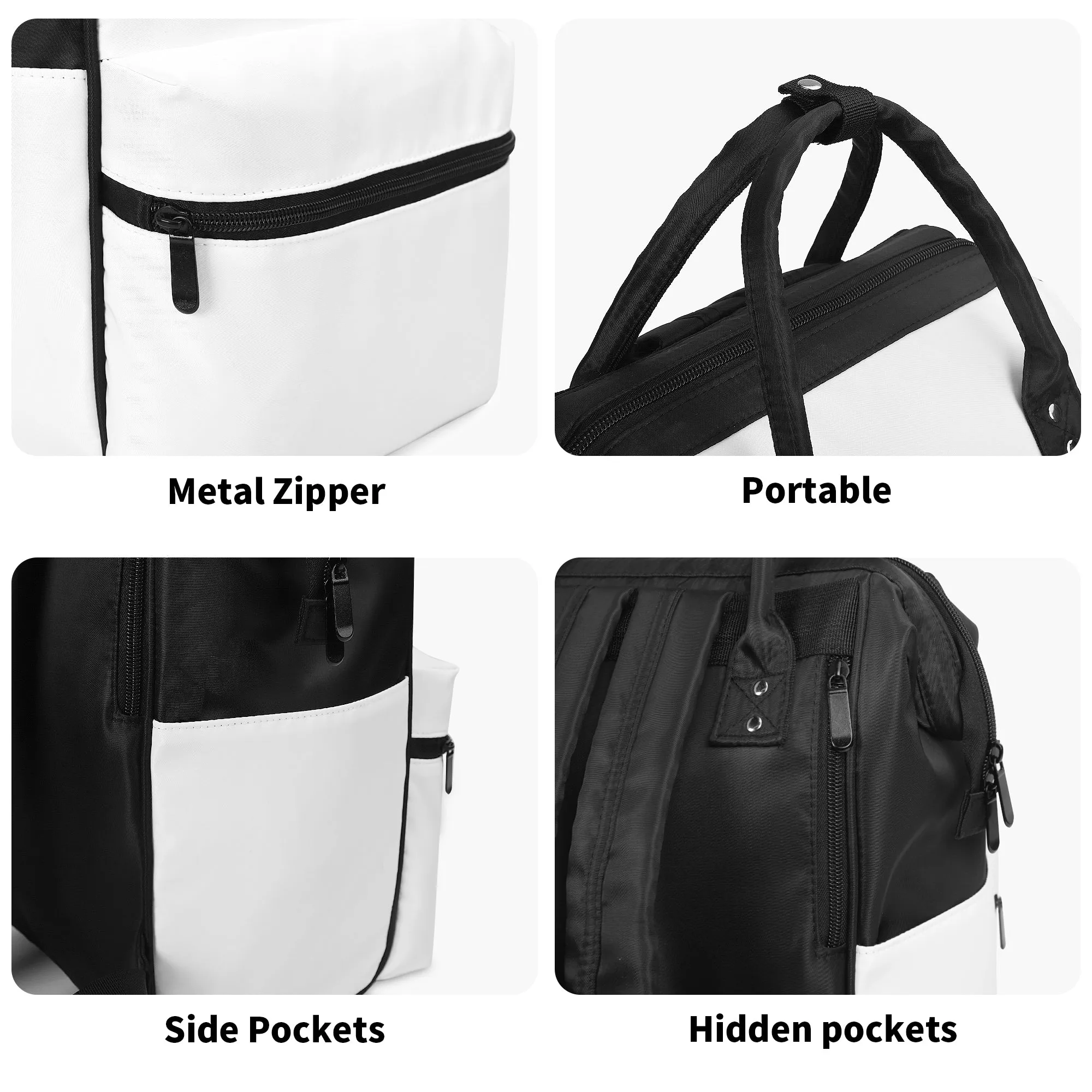 Skull Pattern Large Capacity Diaper Bag Mummy Backpack Nursing Bag
