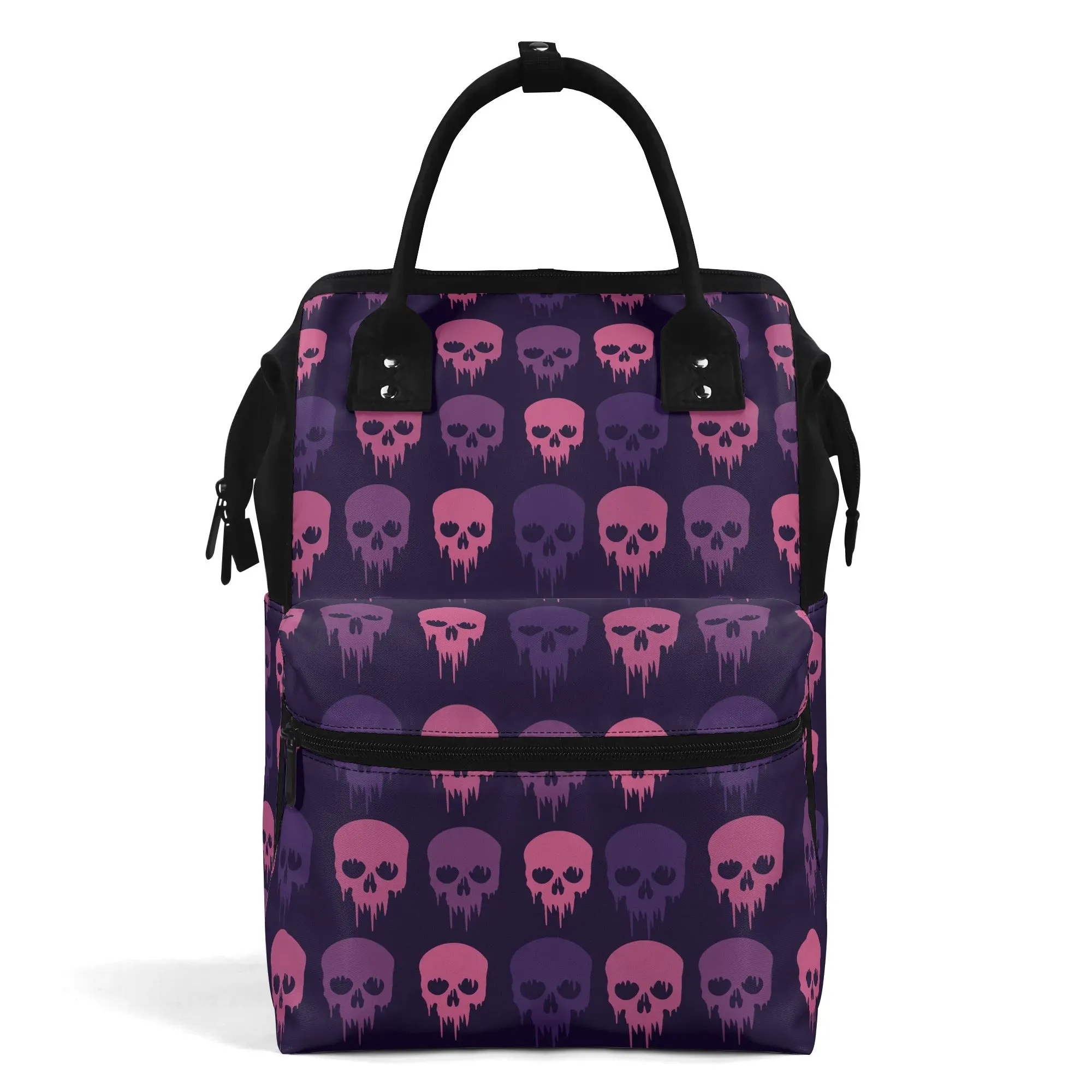 Skull Pattern Large Capacity Diaper Bag Mummy Backpack Nursing Bag