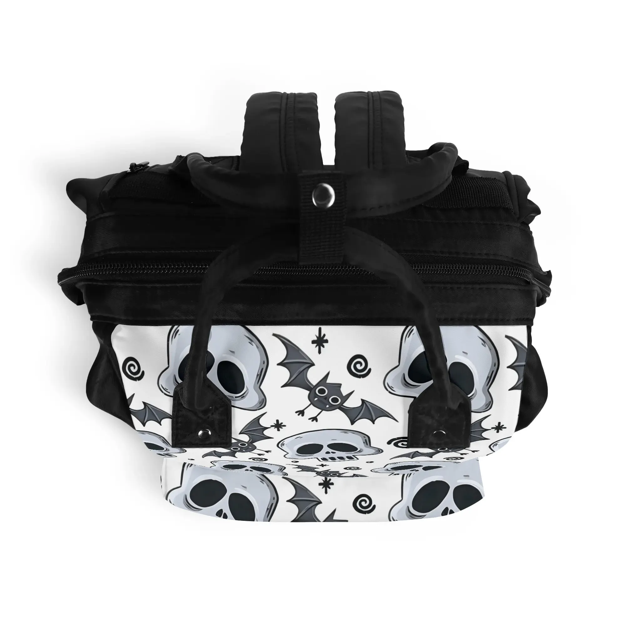 Skull Pattern Large Capacity Diaper Bag Mummy Backpack Nursing Bag