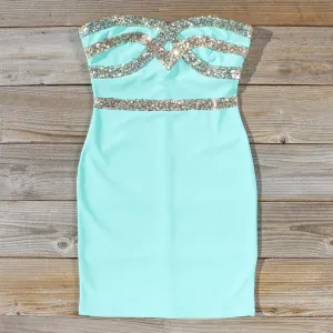Sleigh Bells Party Dress in Mint