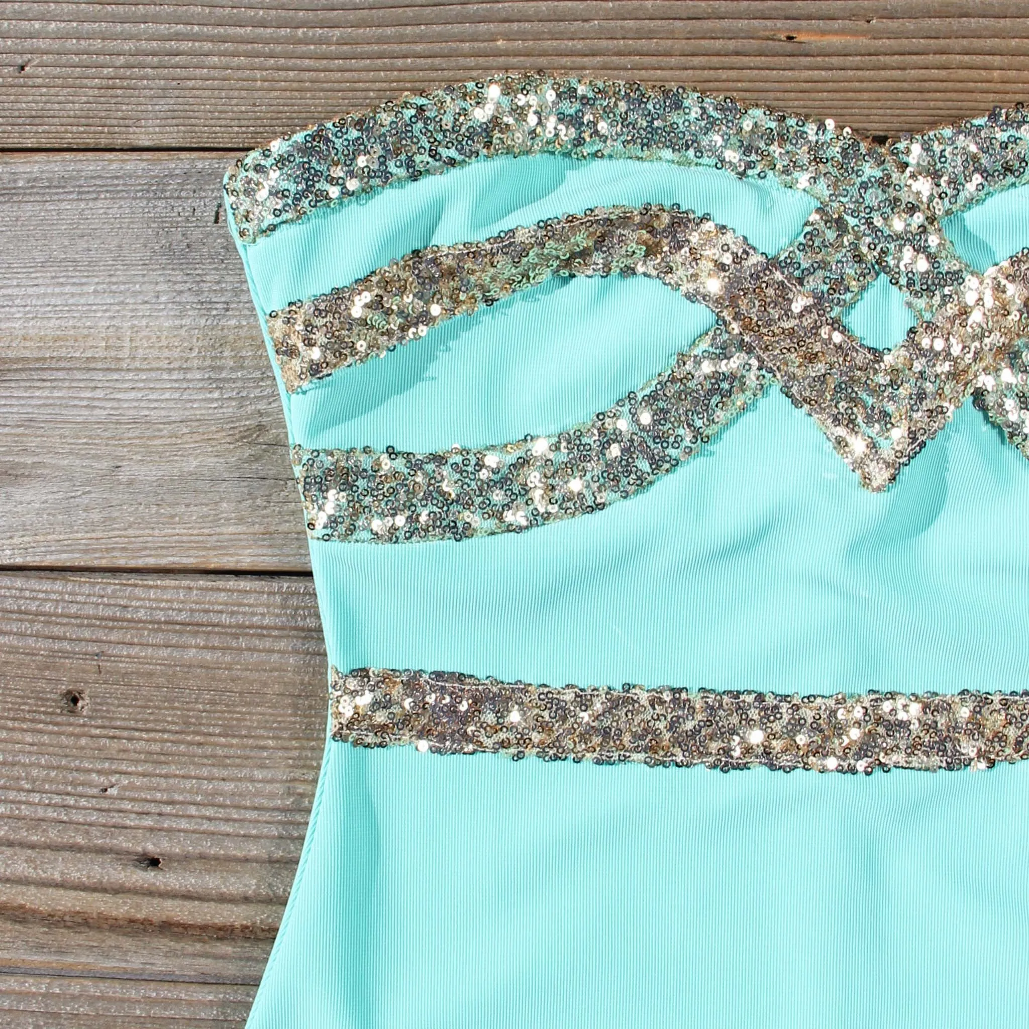 Sleigh Bells Party Dress in Mint