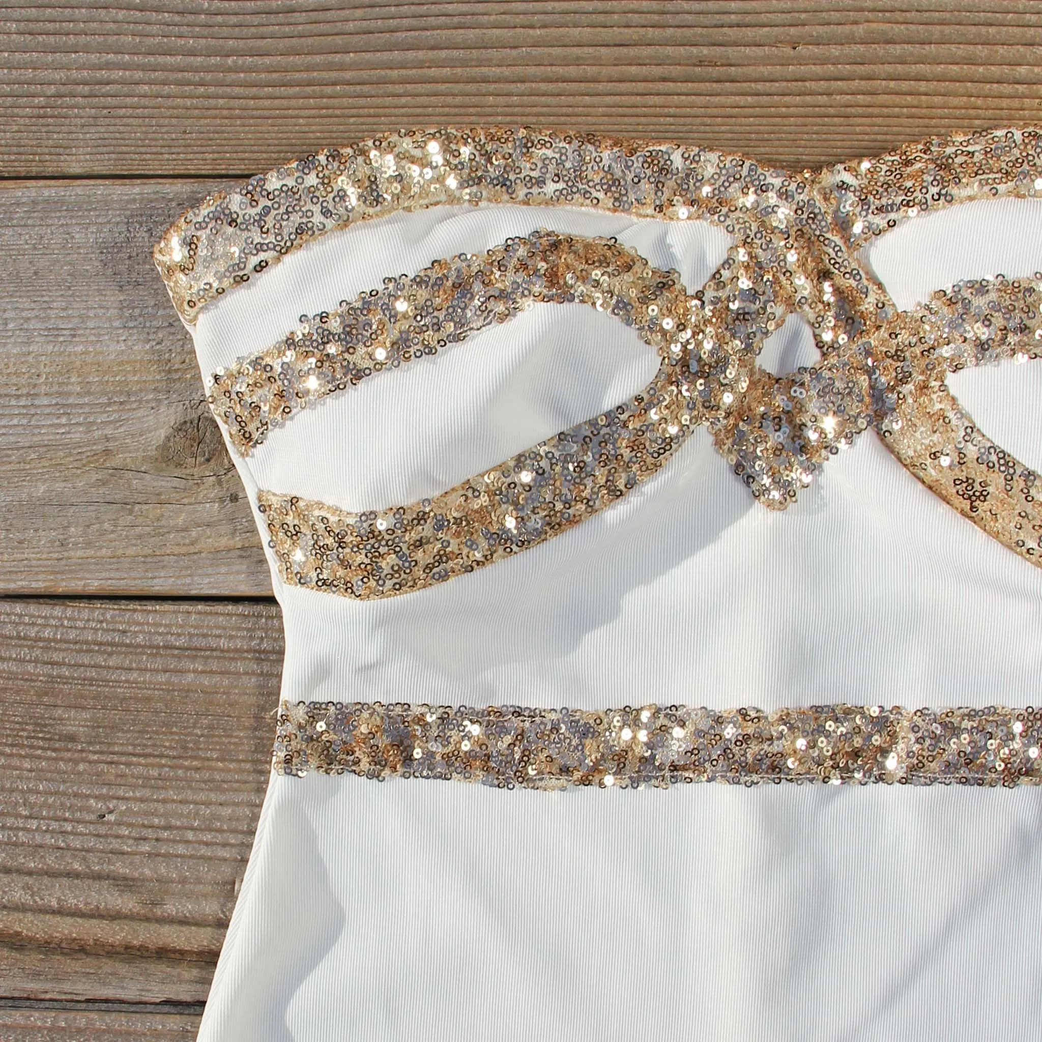 Sleigh Bells Party Dress in Snow