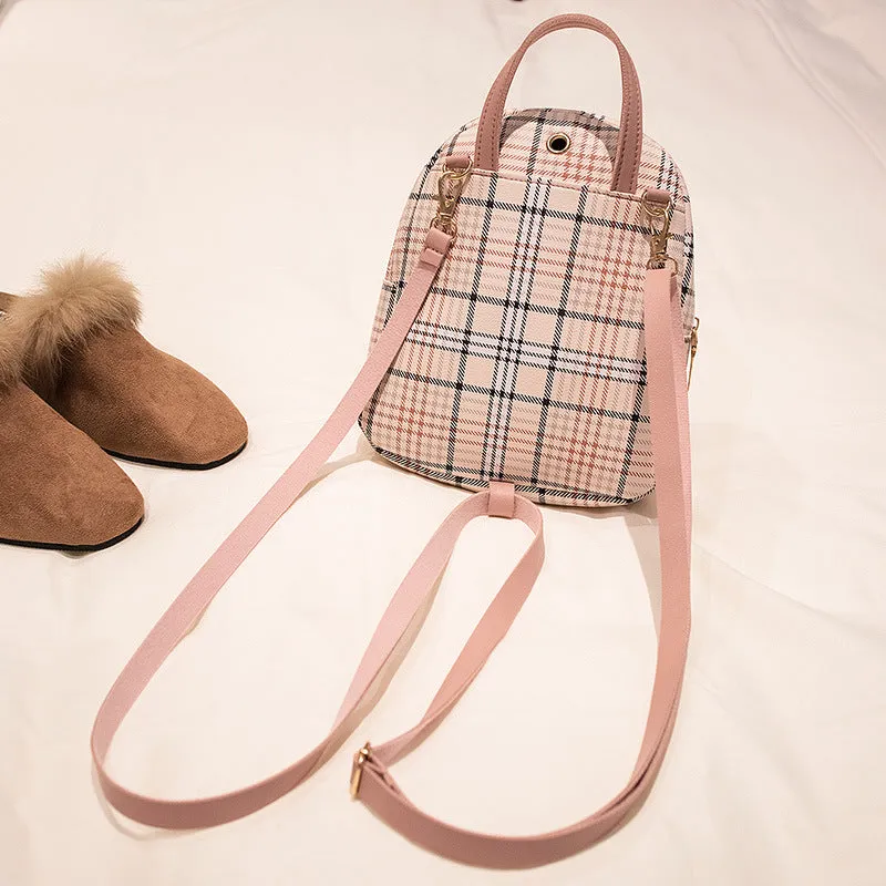 Small Backpack One Shoulder Diagonal Handbag Coin Purse