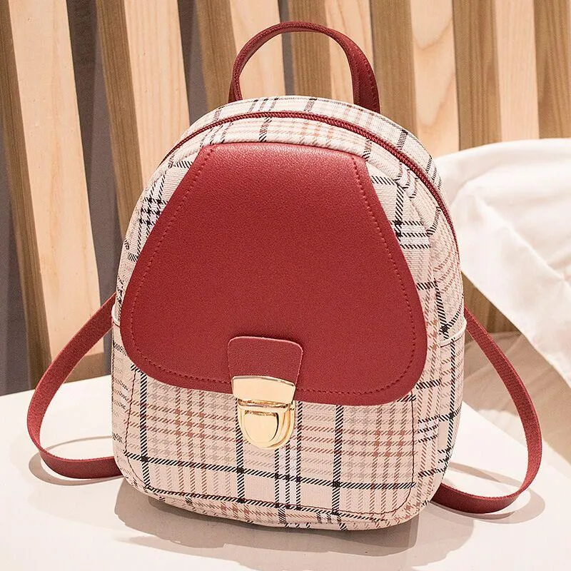 Small Backpack One Shoulder Diagonal Handbag Coin Purse