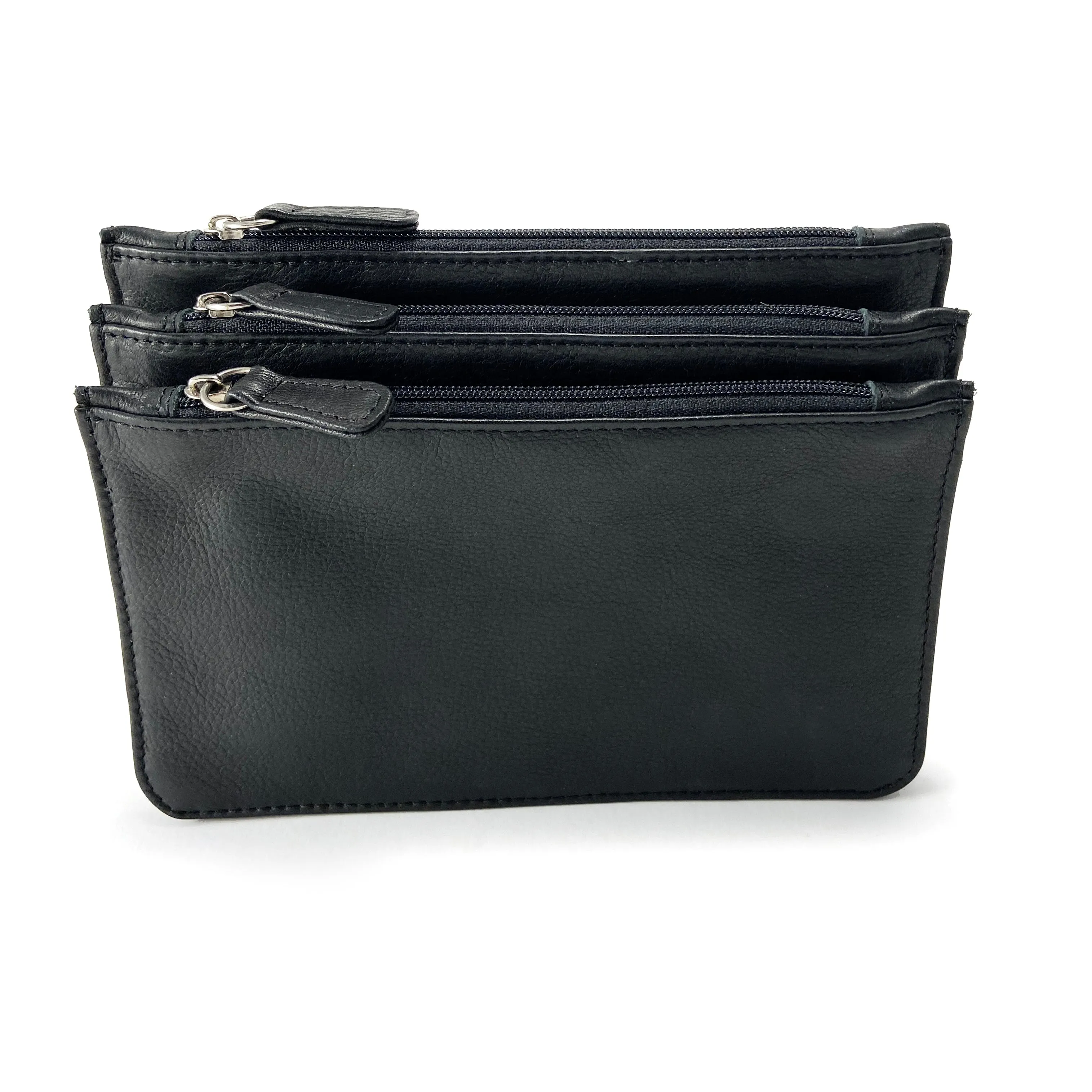 Snap Triple Pouch-ALL SALES ARE FINAL