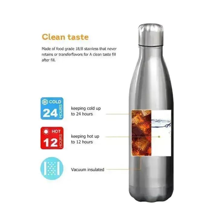 Space Cola Metal Water Bottle (500 ml)