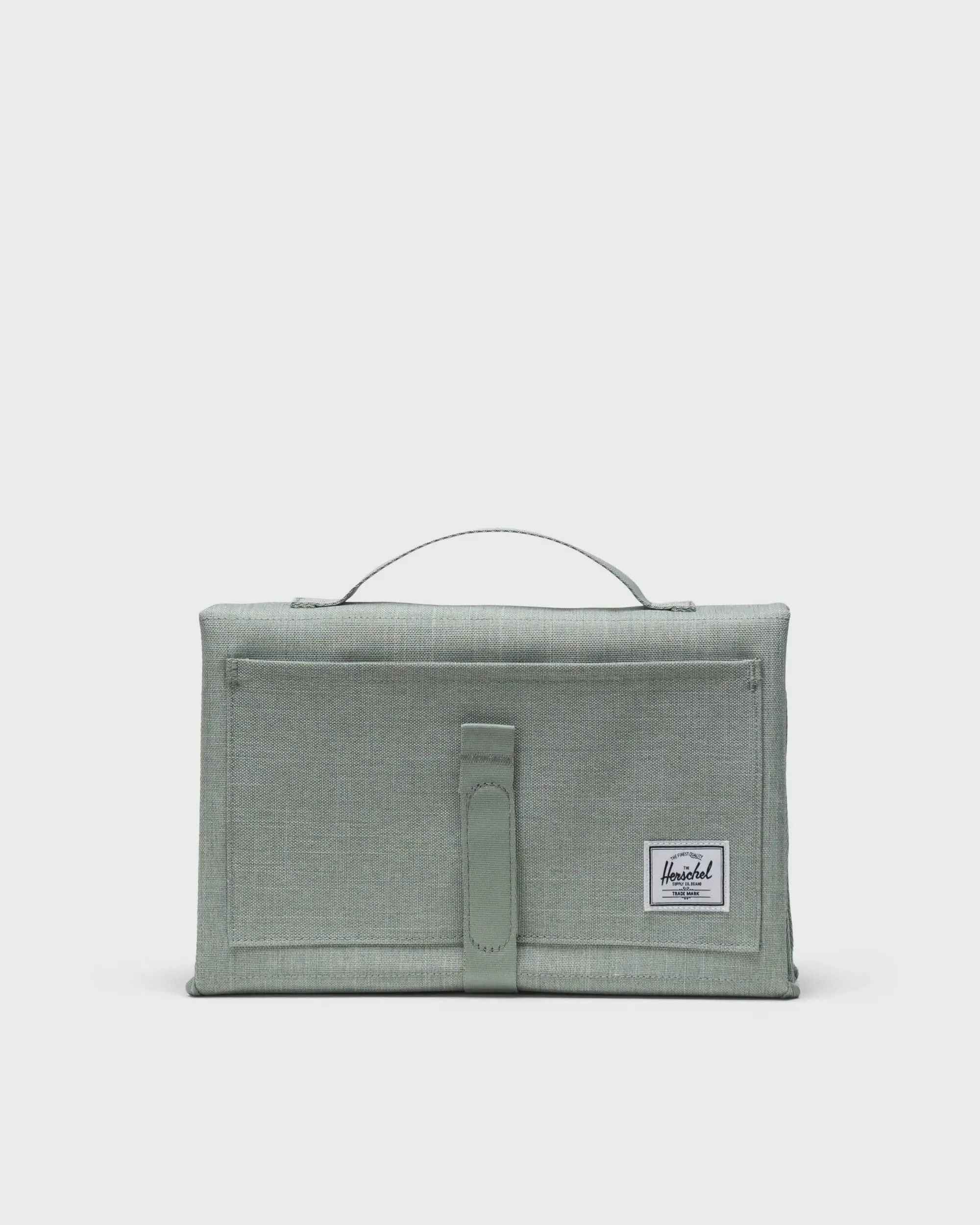 Sprout Change Mat- Iceberg Green Crosshatch