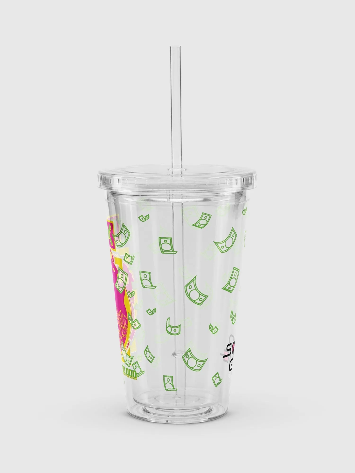 Squid Game Piggy Bank Clear Tumbler