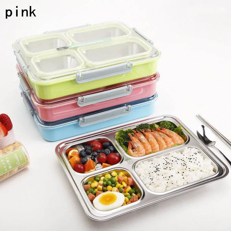 Stainless Steel Insulated Lunch Box Elementary School Children