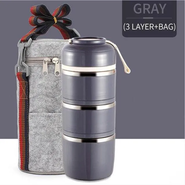 Stainless Steel Lunch Box For School Kids Lunchbox