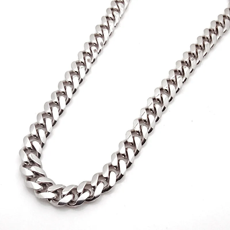 Sterling Silver Handmade Miami Cuban Link Chain