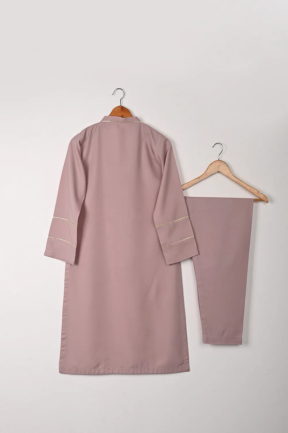 STP-309A-Pink - 2Pc Ready to Wear Malai Gotta Work Dress