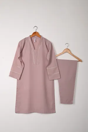 STP-309A-Pink - 2Pc Ready to Wear Malai Gotta Work Dress