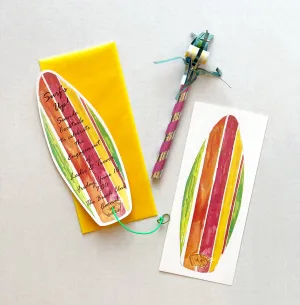 Surf Board Paddle Board YOLO Beach Party Invitations