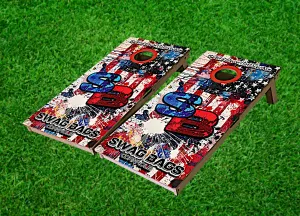 Swag Bags Cornhole Boards (Patriot)