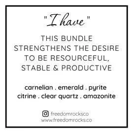 Taurus Zodiac Crystal Bundle