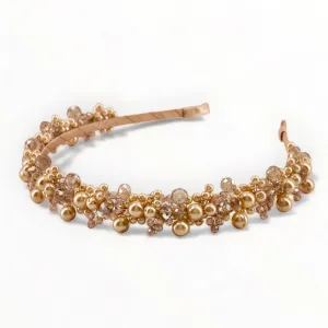 The Caressa Classic Pearl Designer Headband