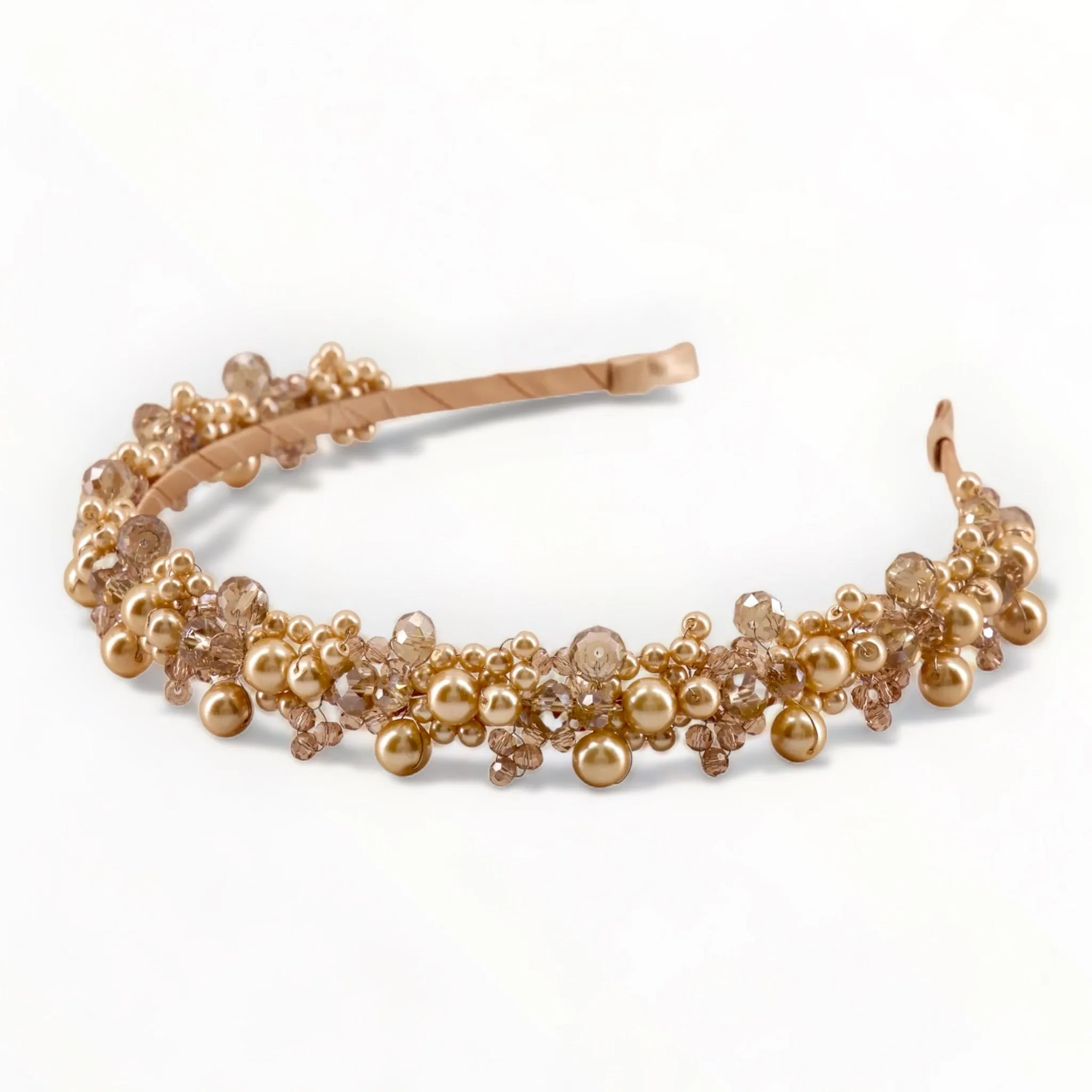 The Caressa Classic Pearl Designer Headband