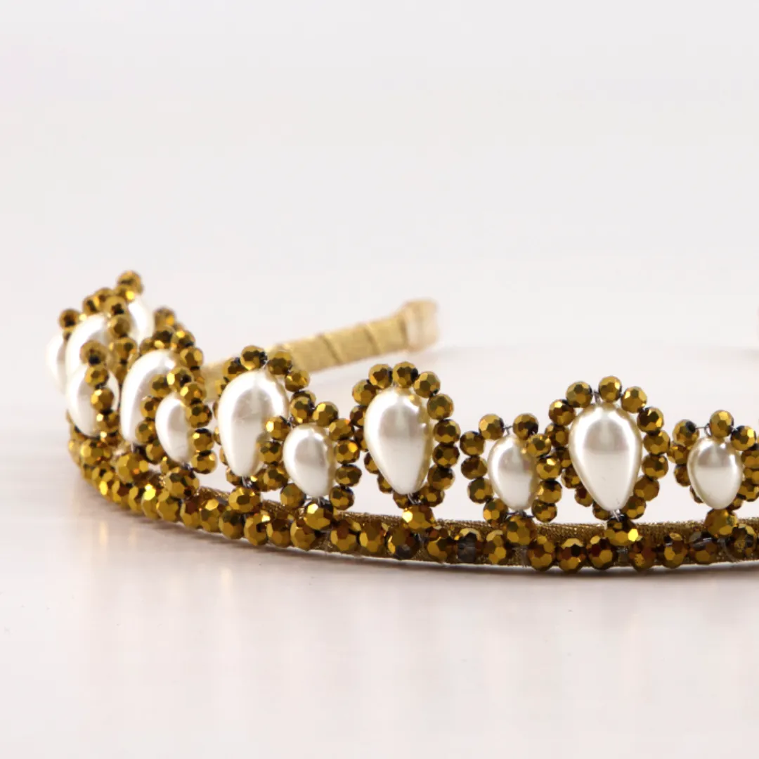 The Carita Girls Gold Tiara