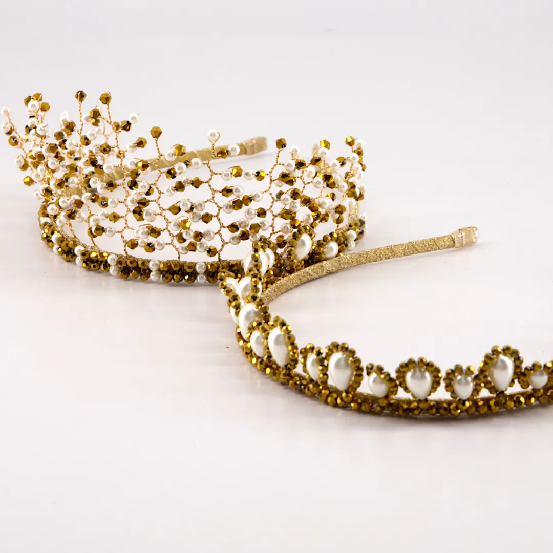 The Carita Girls Gold Tiara