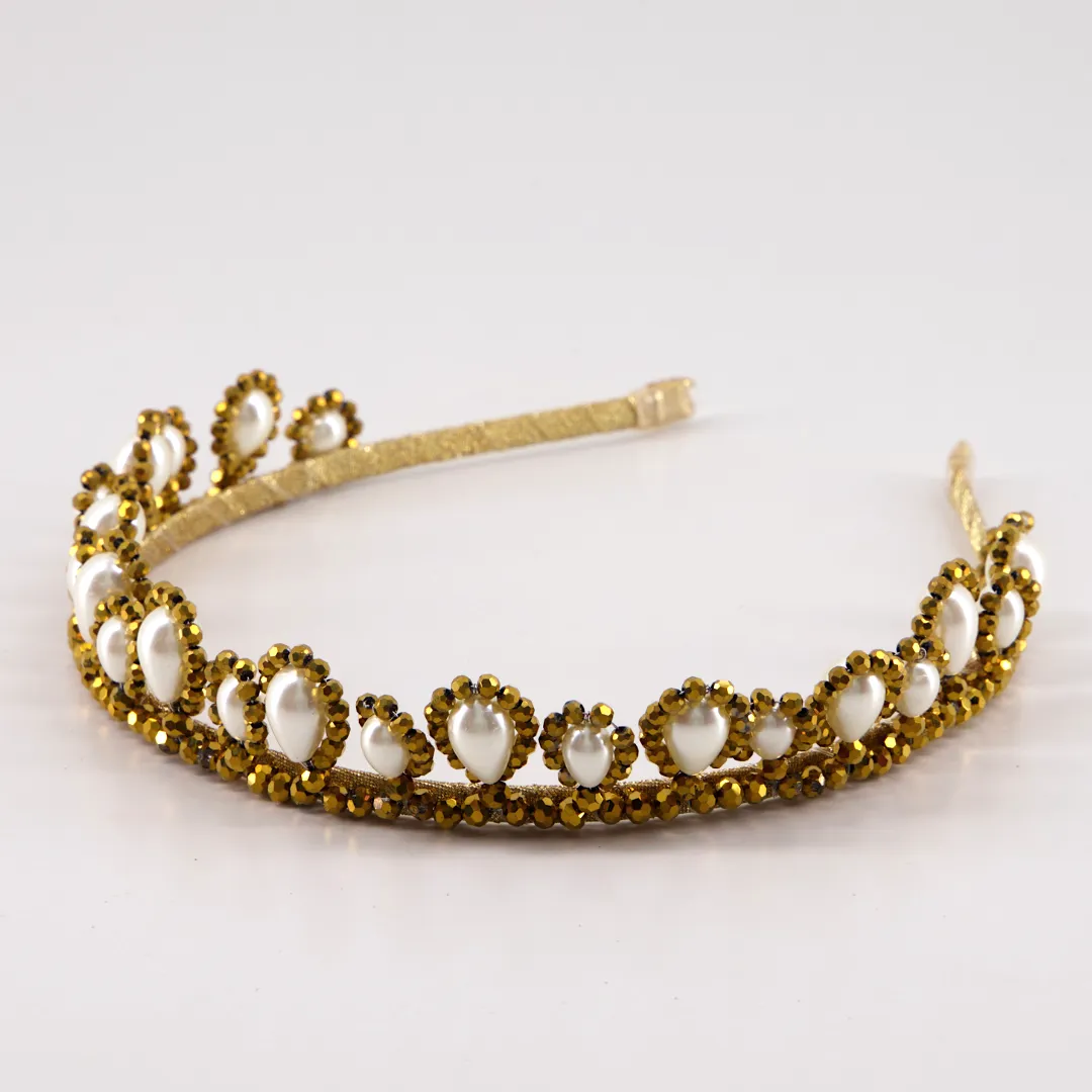 The Carita Girls Gold Tiara