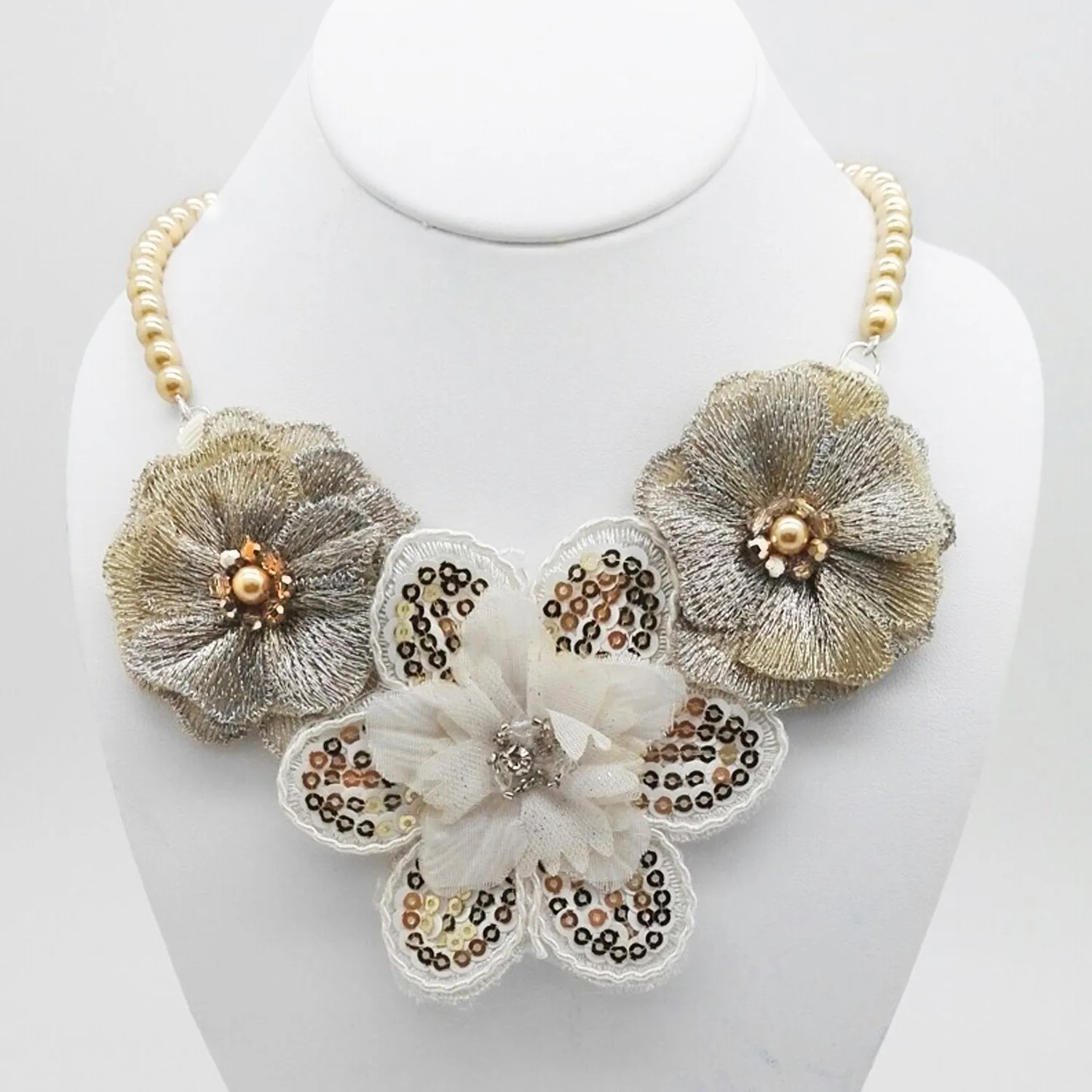 The Lady Regal Statement Pearl Designer Necklace