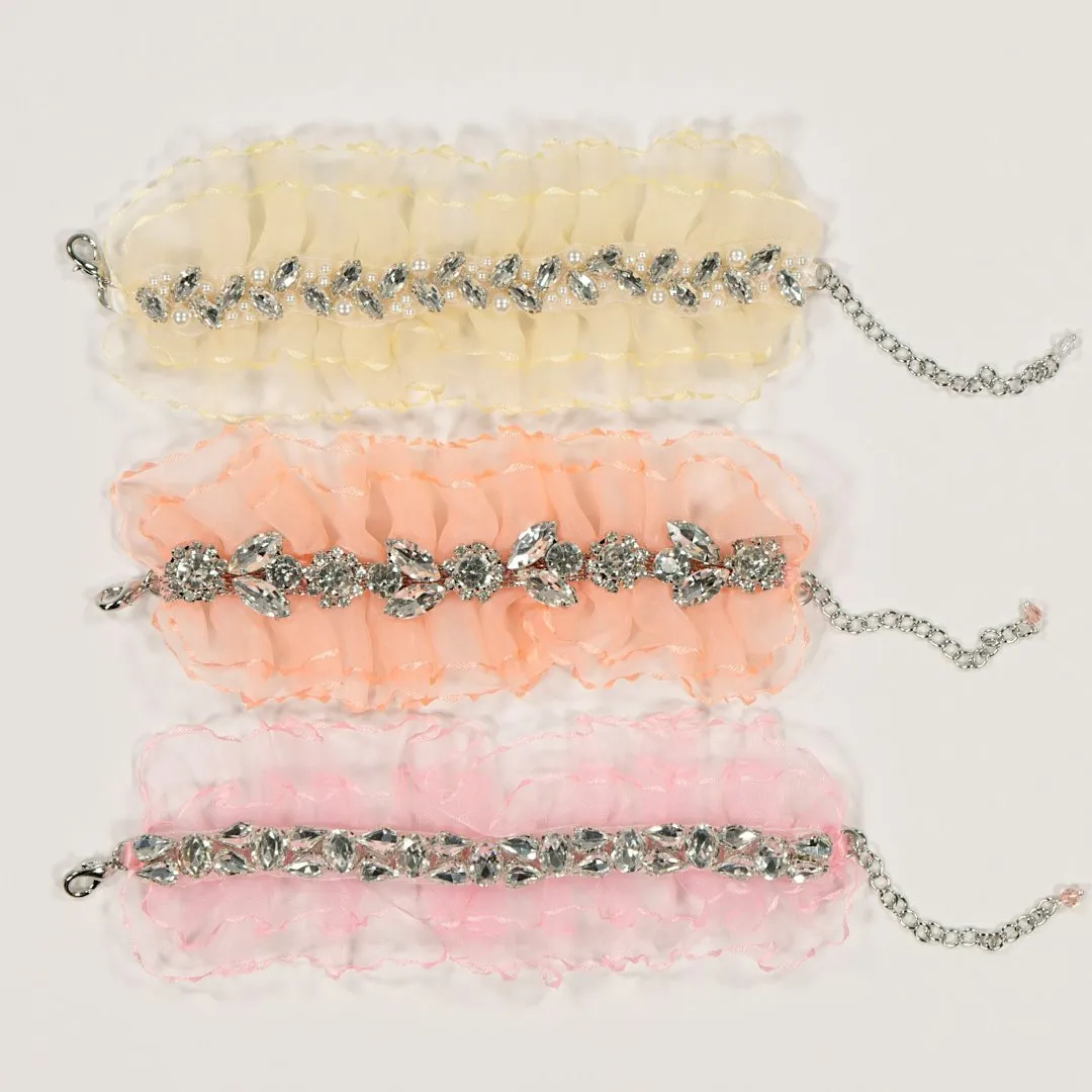 The Marvella Girls Designer Handmade Rhinestone Bracelet