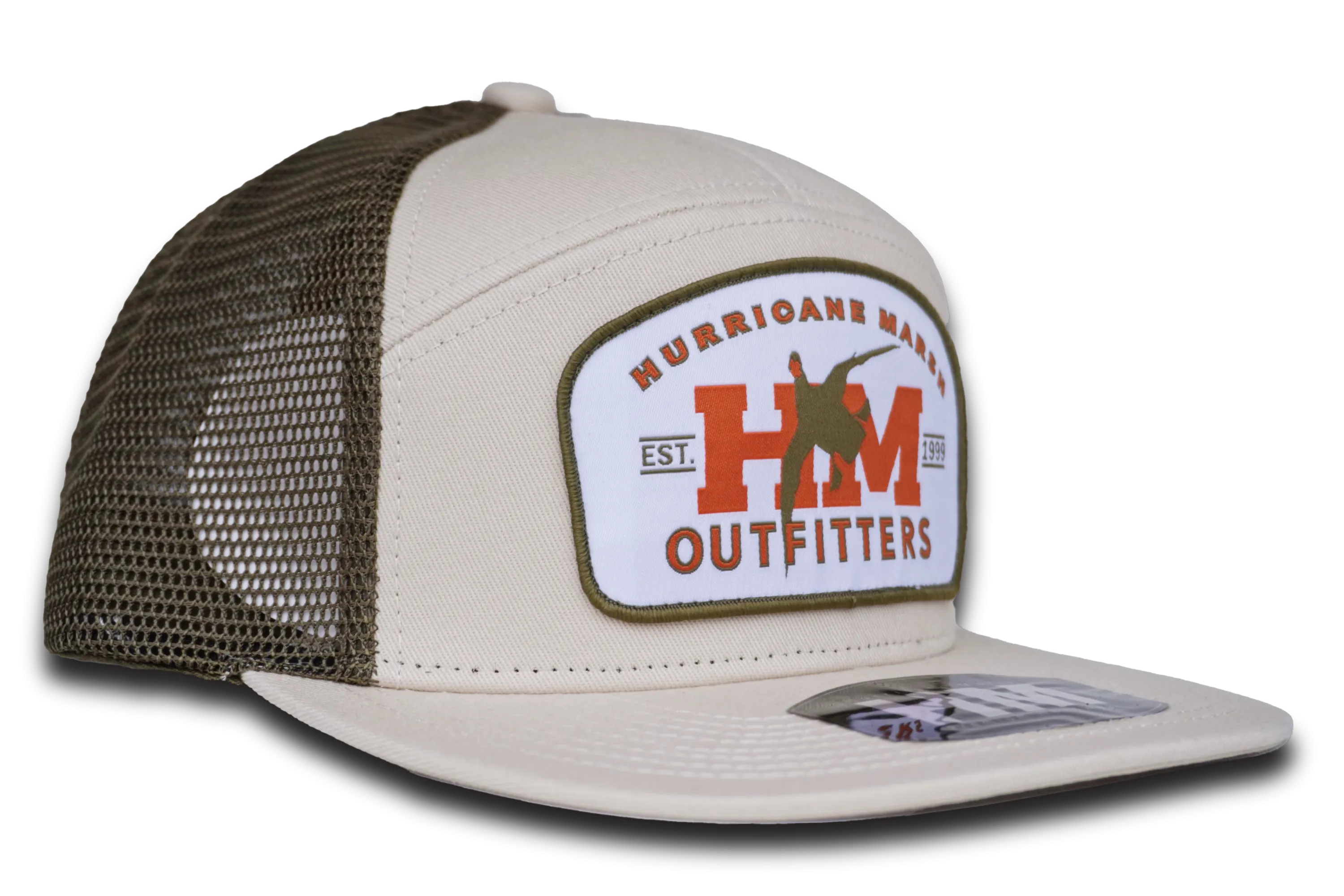 The OG Red Leg 7 Panel Patch Hat