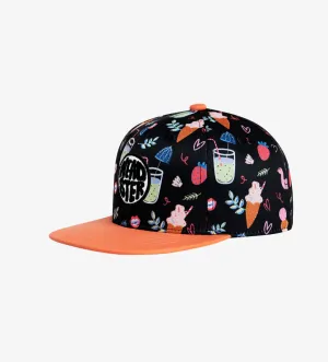 The Poolside Snapback Hat - Black - BABY