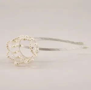 The Princess Pavo Pearl Crown Headband