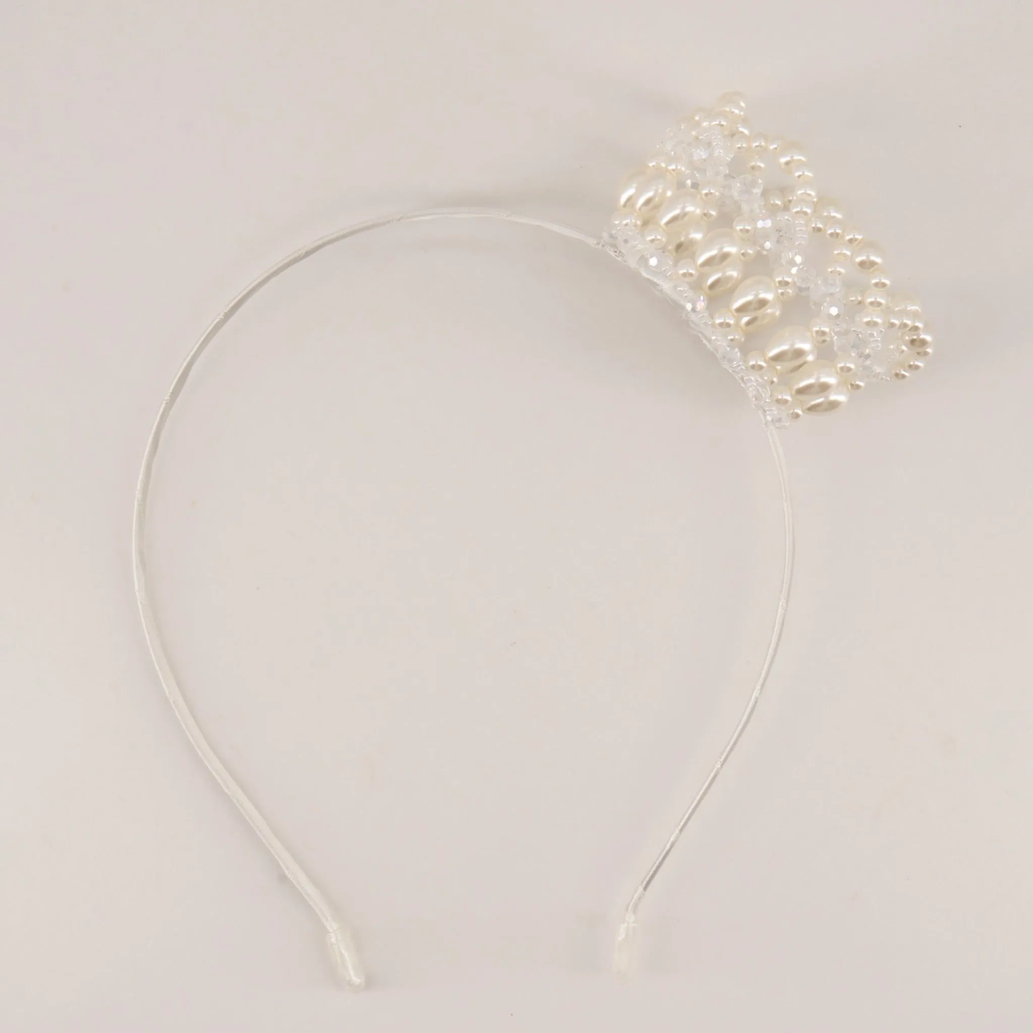 The Princess Pavo Pearl Crown Headband