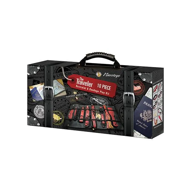 The Ultimate Fantasy Travel Briefcase Restraint & Bondage Play Kit