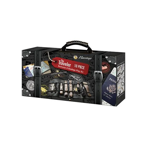 The Ultimate Fantasy Travel Briefcase Restraint & Bondage Play Kit