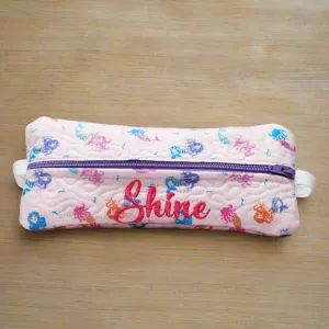 Tiny Mermaids Personalized Quilted Pouch