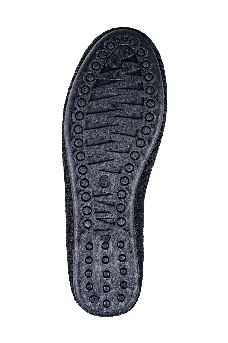 Titas Ladies Black Canvas Shoe
