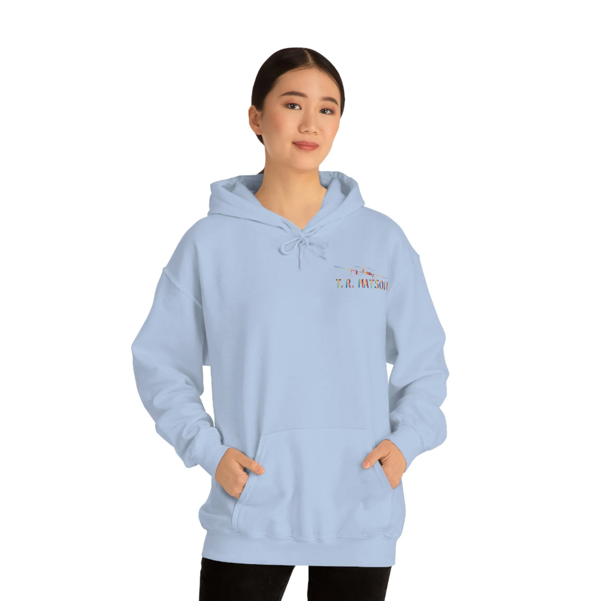 T.R MATSON COLLAB HOODIE: NEVER DOWN, NEVER OUT