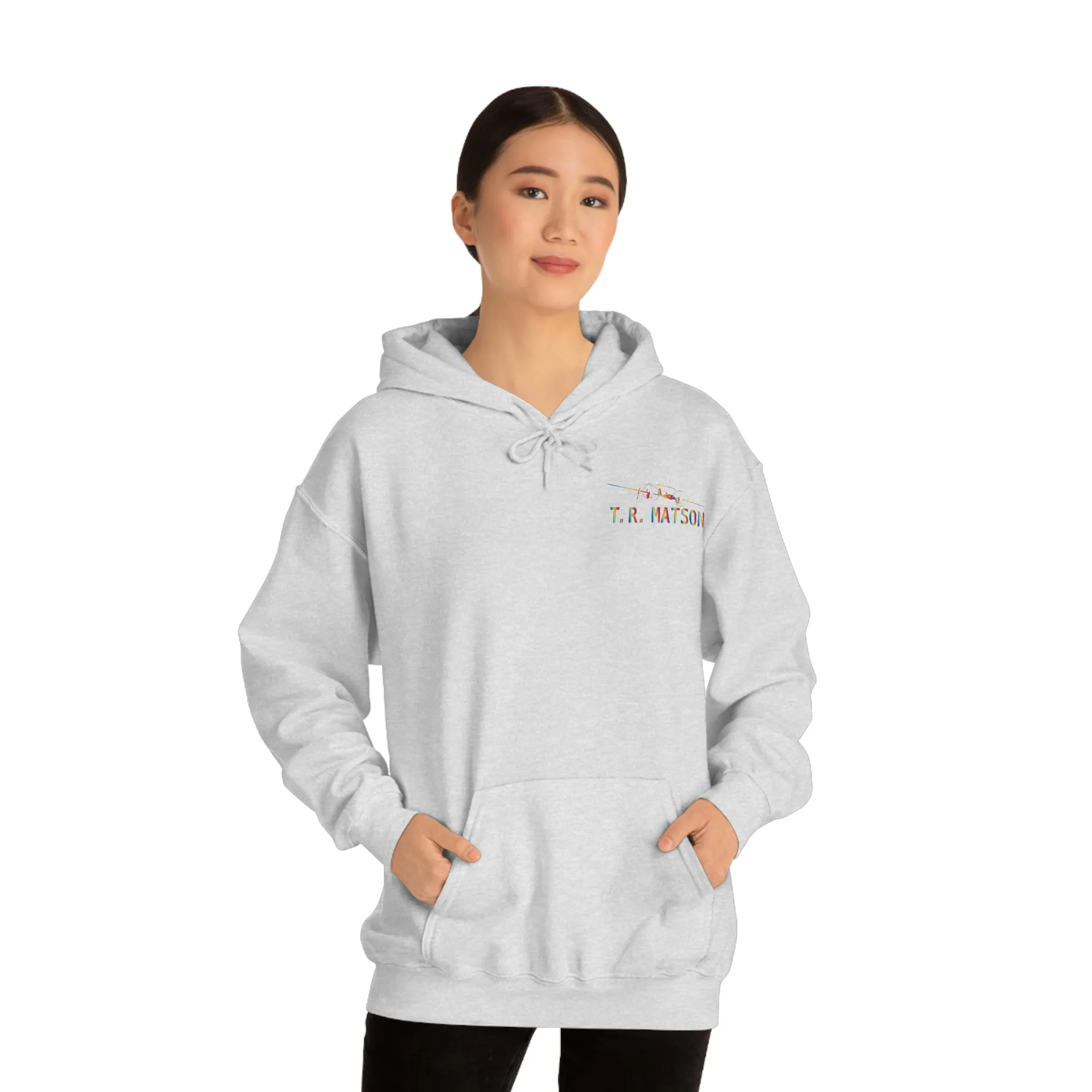 T.R MATSON COLLAB HOODIE: NEVER DOWN, NEVER OUT