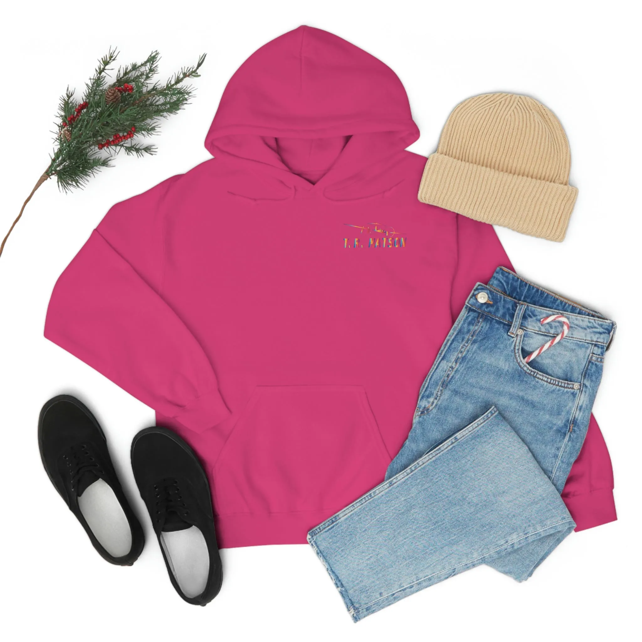 T.R MATSON COLLAB HOODIE: NEVER DOWN, NEVER OUT