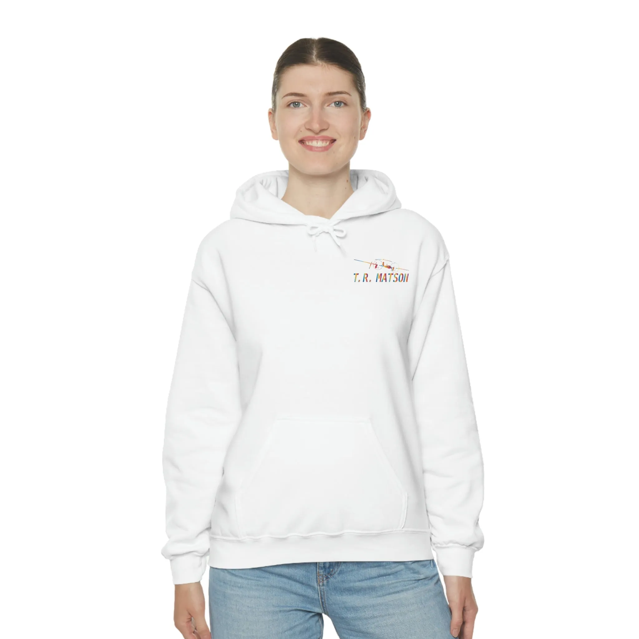 T.R MATSON COLLAB HOODIE: NEVER DOWN, NEVER OUT